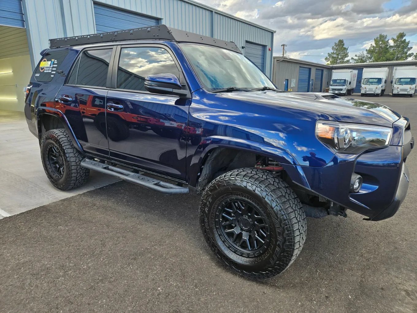 The same 4Runner after, glossy and flawless